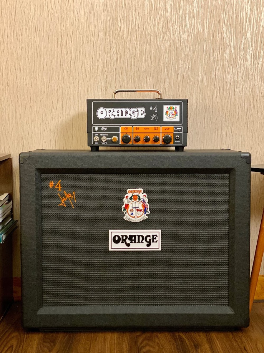 Orange Jim Root #4 Signature Amp 15/7W + PPC212 2x12
